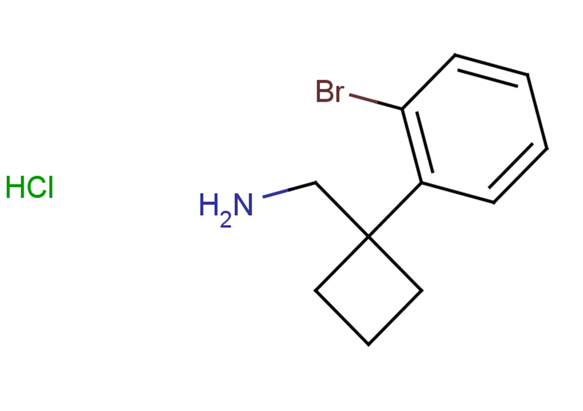 [1-(2-bromophenyl)cyclobutyl]methanamine hydrochloride