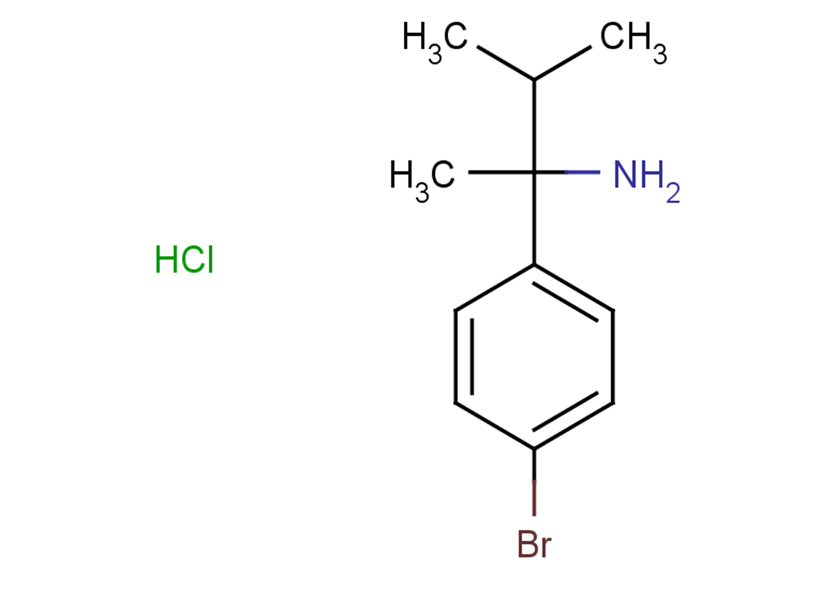 2-(4-bromophenyl)-3-methylbutan-2-amine hydrochloride
