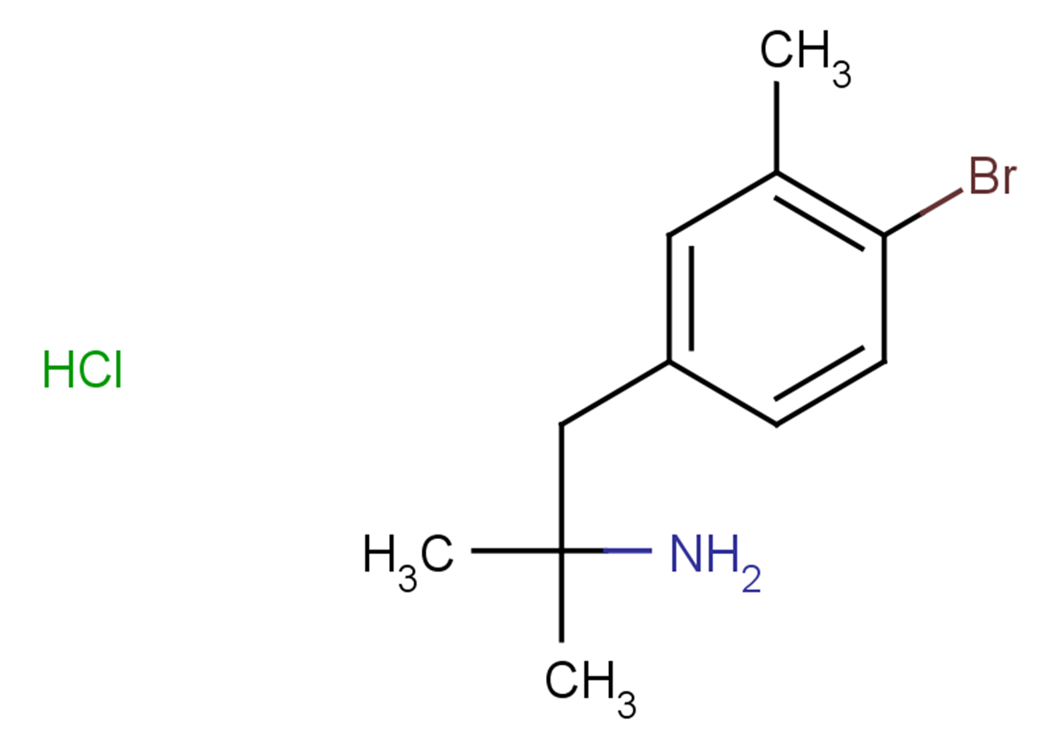 1-(4-bromo-3-methylphenyl)-2-methylpropan-2-amine hydrochloride