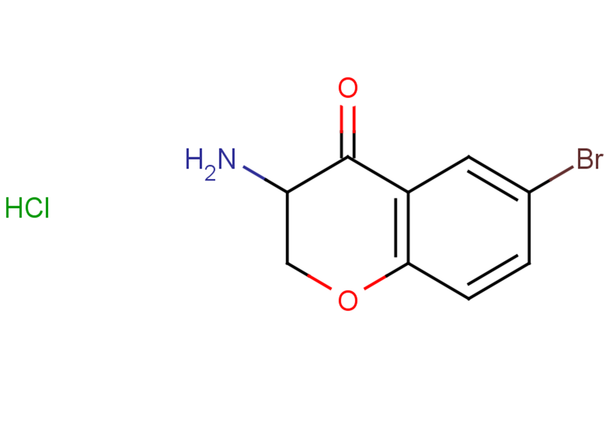 3-amino-6-bromo-3,4-dihydro-2H-1-benzopyran-4-one hydrochloride