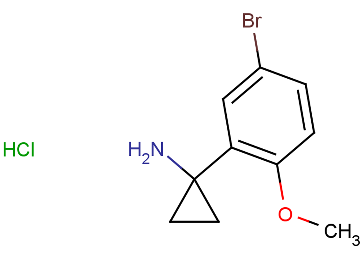 1-(5-bromo-2-methoxyphenyl)cyclopropan-1-amine hydrochloride