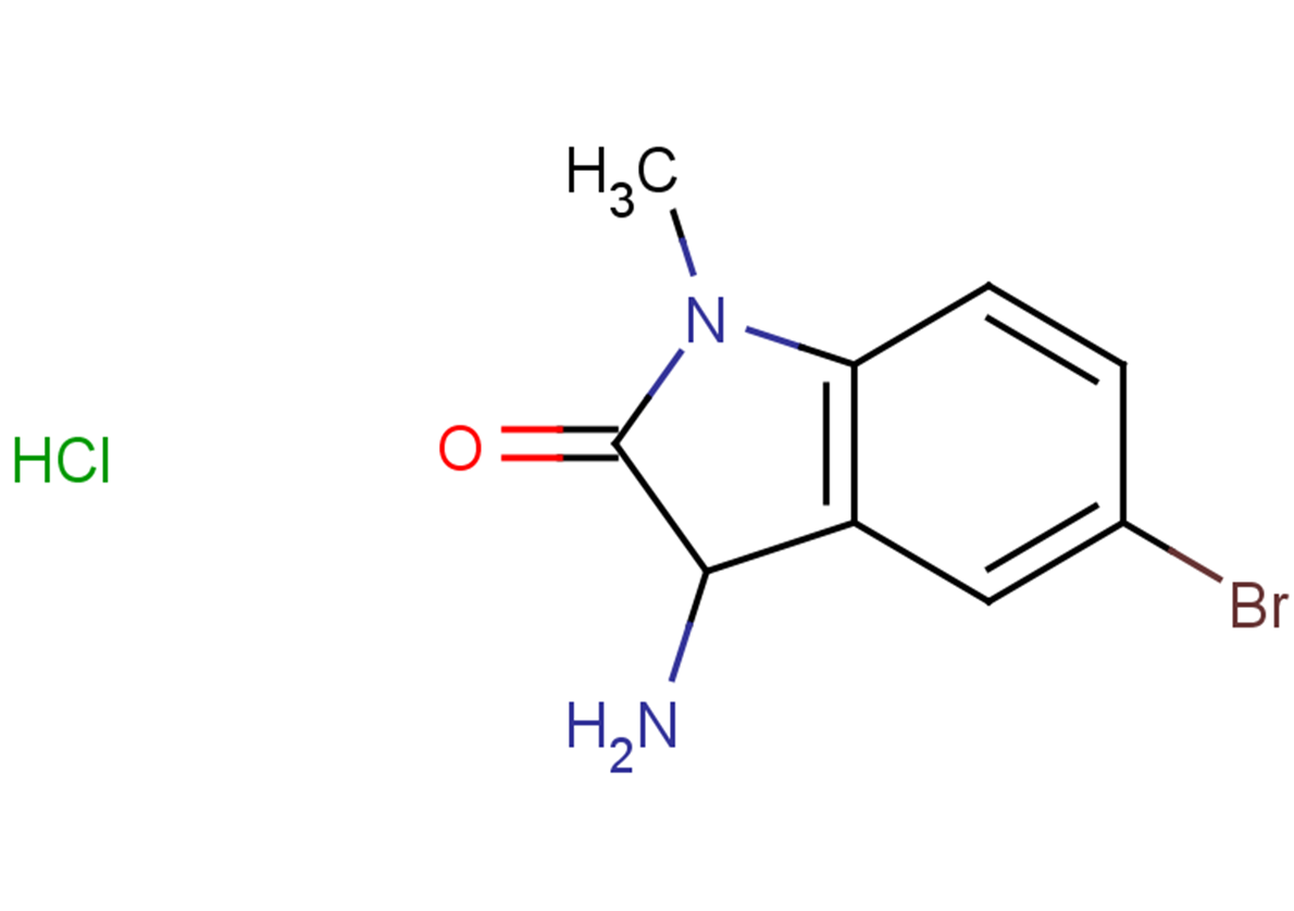 3-amino-5-bromo-1-methyl-2,3-dihydro-1H-indol-2-one hydrochloride