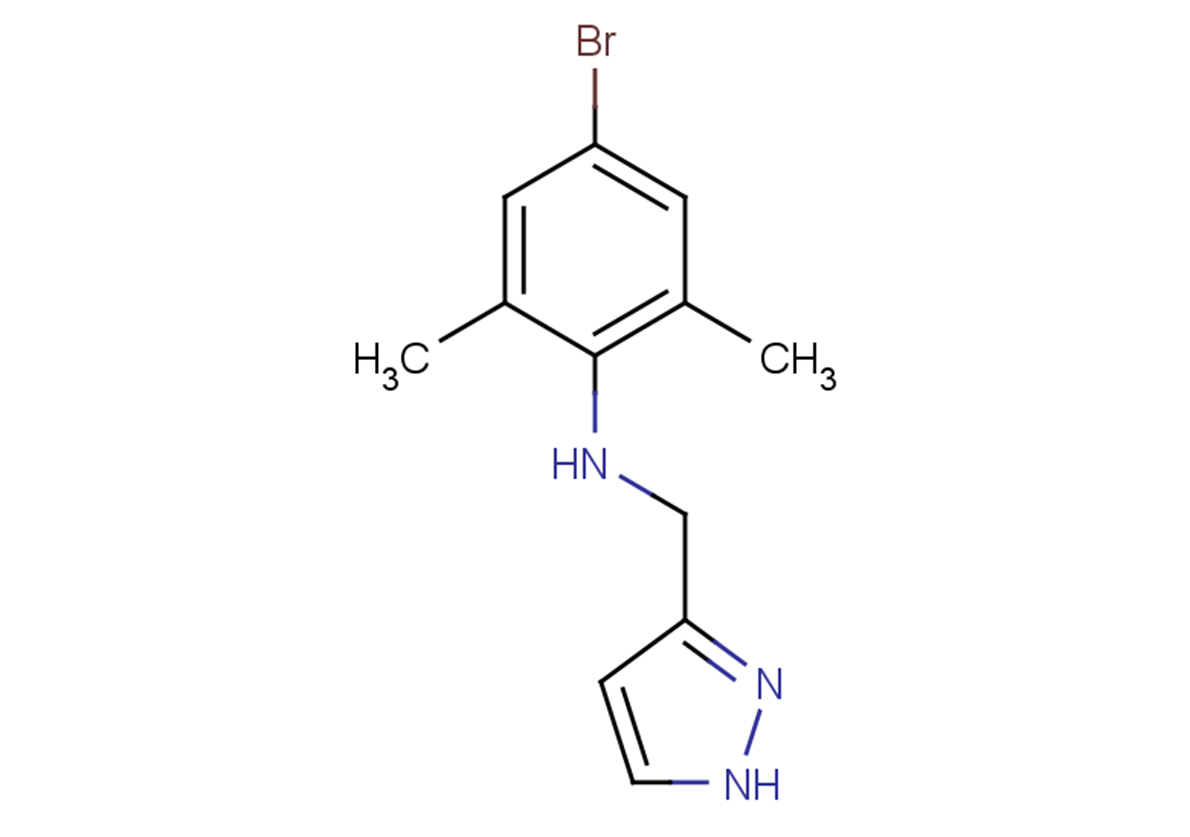 4-bromo-2,6-dimethyl-N-(1H-pyrazol-3-ylmethyl)aniline