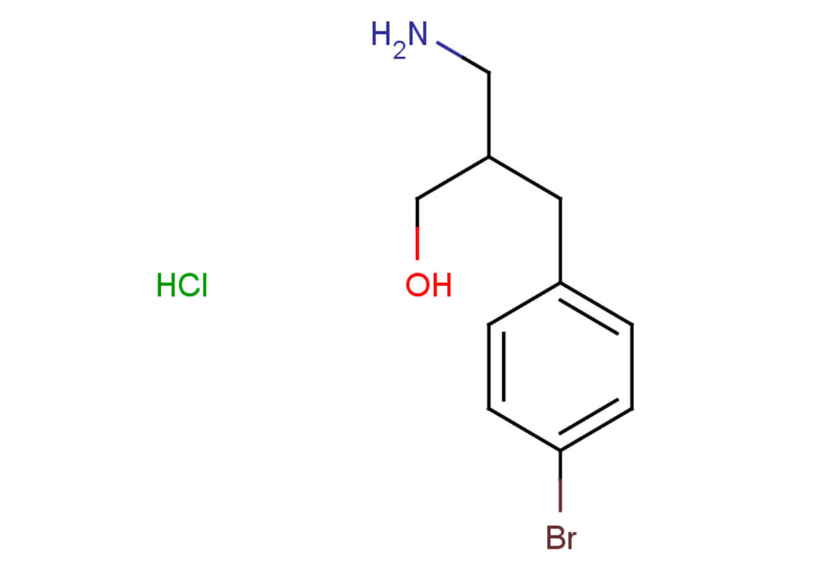 3-amino-2-[(4-bromophenyl)methyl]propan-1-ol hydrochloride