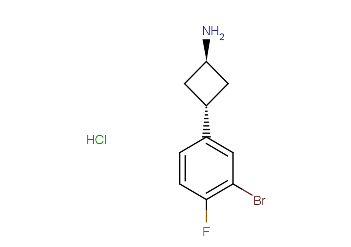 3-(3-bromo-4-fluorophenyl)cyclobutan-1-amine hydrochloride