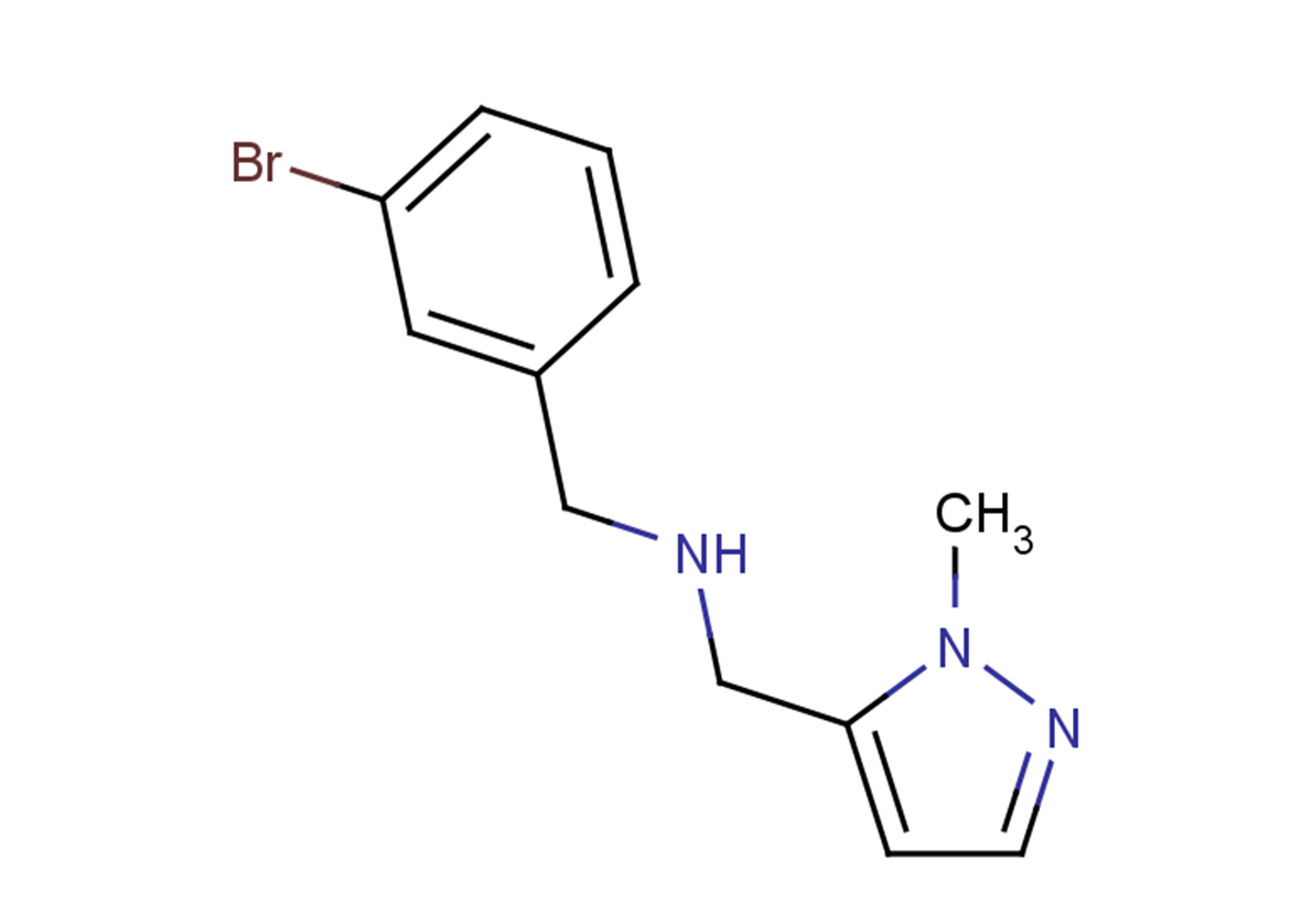 [(3-bromophenyl)methyl][(1-methyl-1H-pyrazol-5-yl)methyl]amine