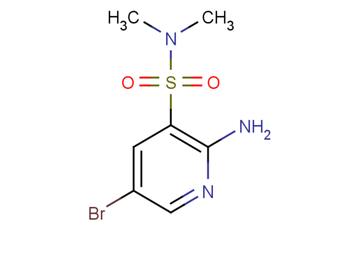 2-amino-5-bromo-N,N-dimethylpyridine-3-sulfonamide