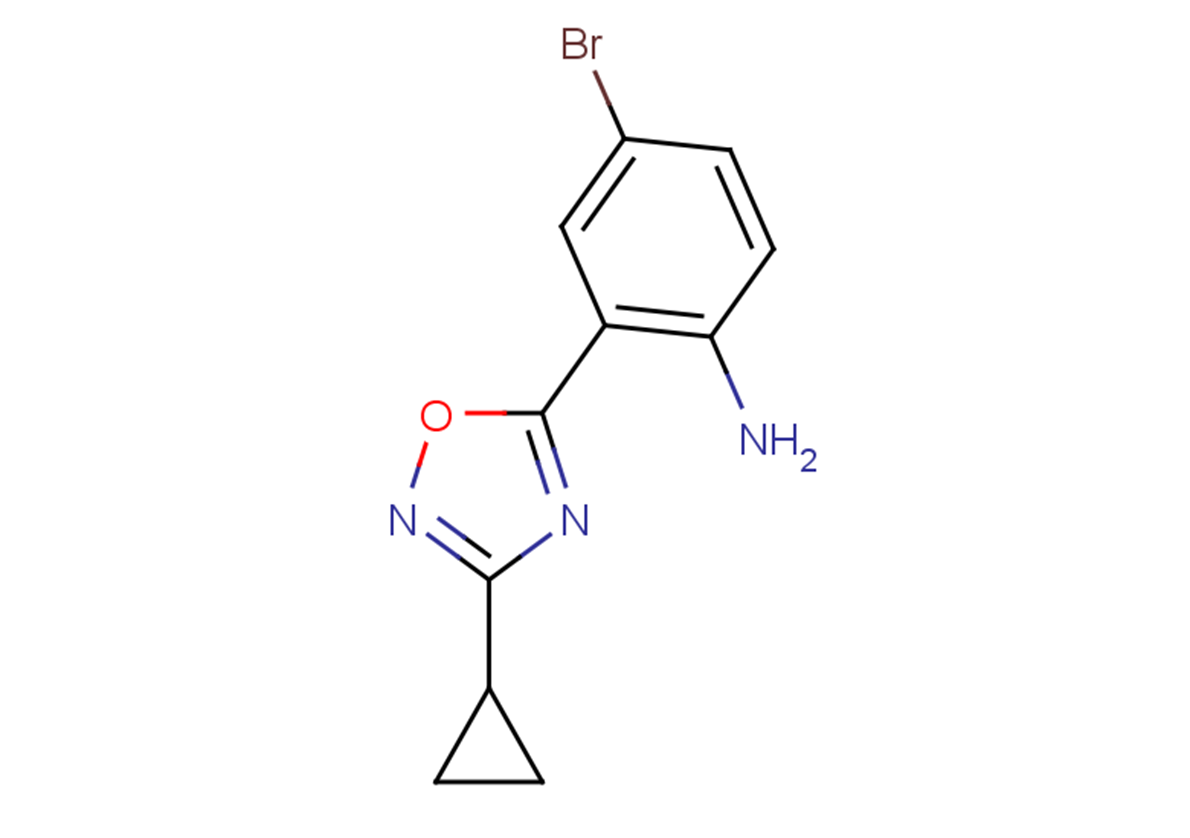 4-bromo-2-(3-cyclopropyl-1,2,4-oxadiazol-5-yl)aniline