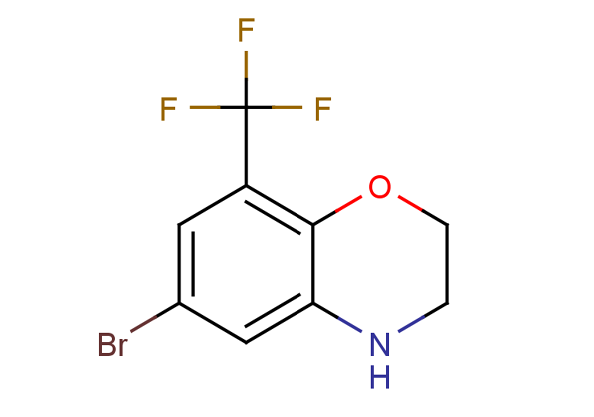 6-bromo-8-(trifluoromethyl)-3,4-dihydro-2H-1,4-benzoxazine