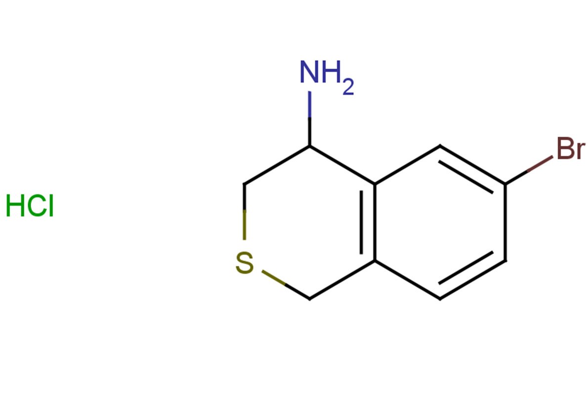 6-bromo-3,4-dihydro-1H-2-benzothiopyran-4-amine hydrochloride