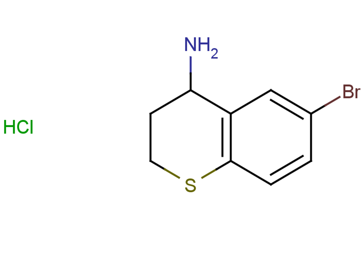 6-bromo-3,4-dihydro-2H-1-benzothiopyran-4-amine hydrochloride
