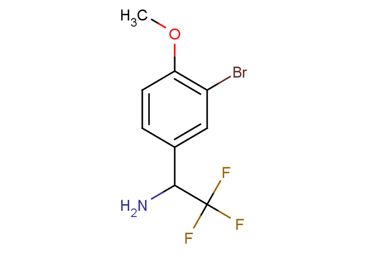 1-(3-bromo-4-methoxyphenyl)-2,2,2-trifluoroethan-1-amine