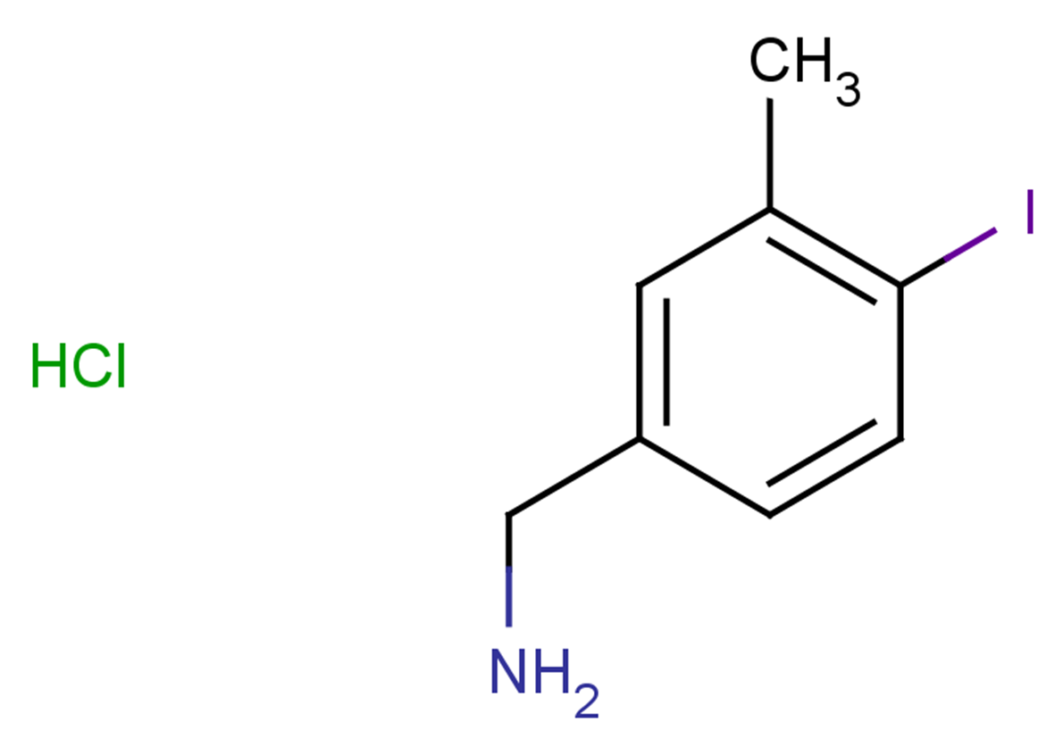 (4-iodo-3-methylphenyl)methanamine hydrochloride