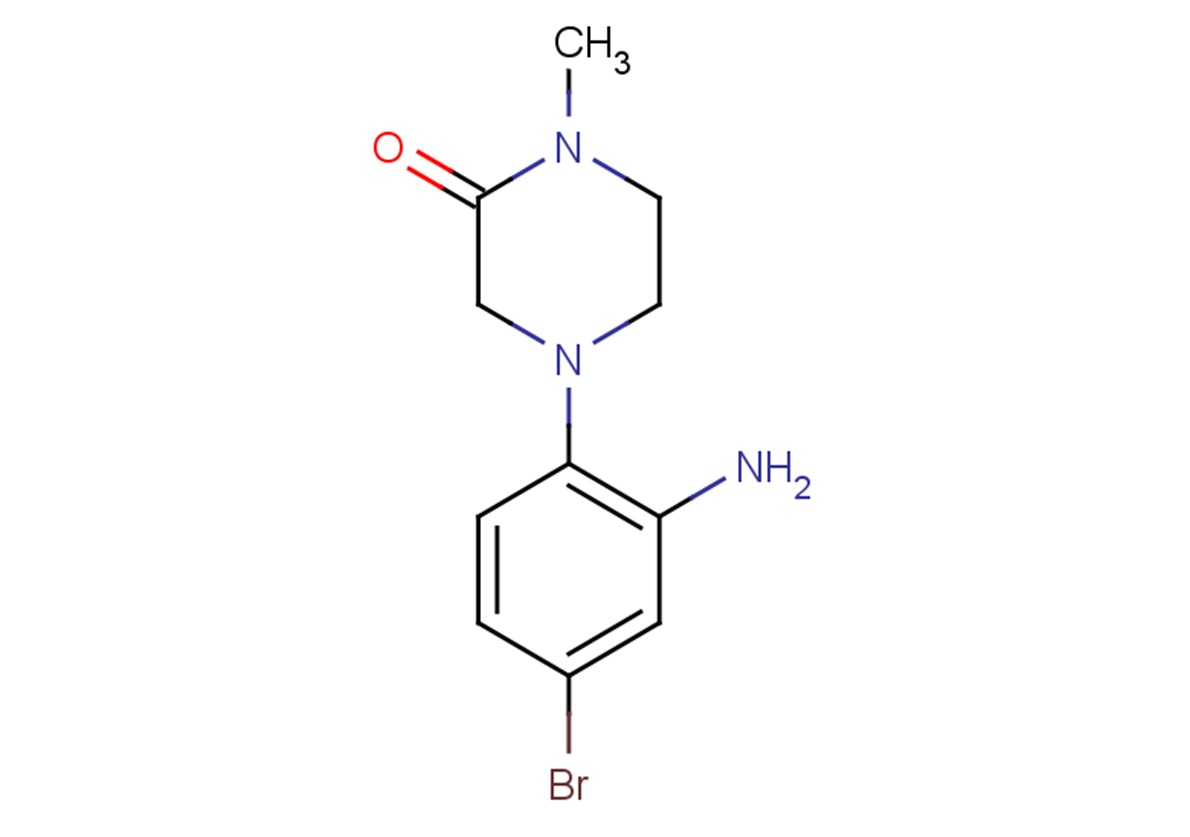 4-(2-amino-4-bromophenyl)-1-methylpiperazin-2-one