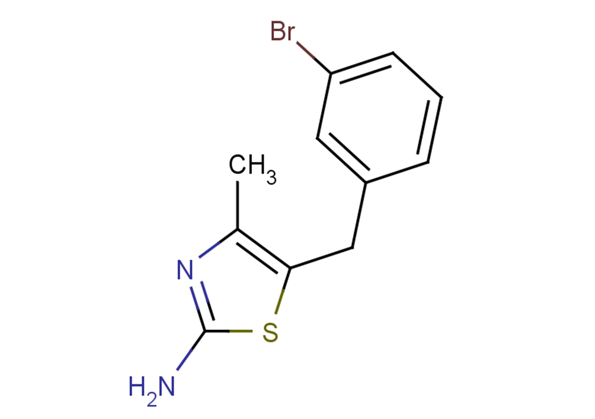 5-[(3-bromophenyl)methyl]-4-methyl-1,3-thiazol-2-amine