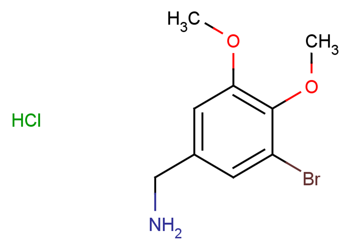 (3-bromo-4,5-dimethoxyphenyl)methanamine hydrochloride