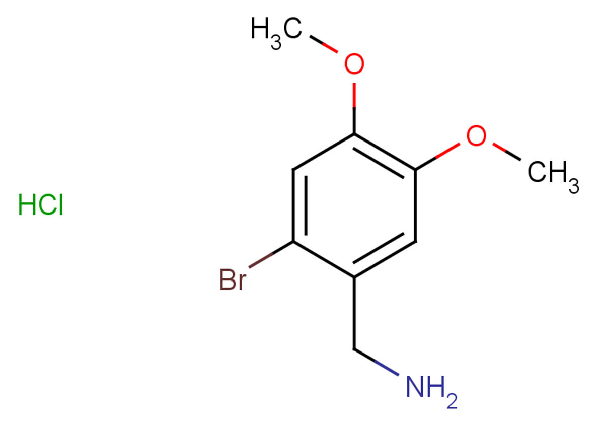 (2-bromo-4,5-dimethoxyphenyl)methanamine hydrochloride