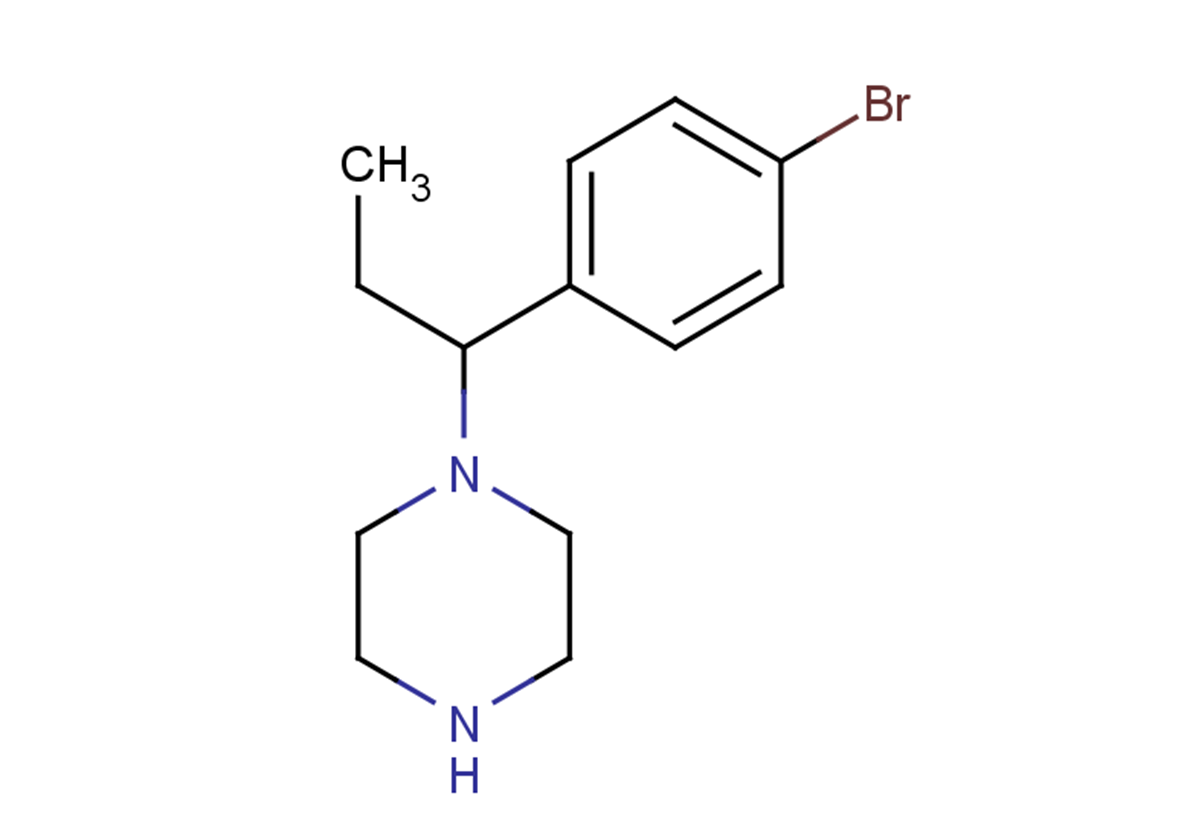 1-[1-(4-bromophenyl)propyl]piperazine
