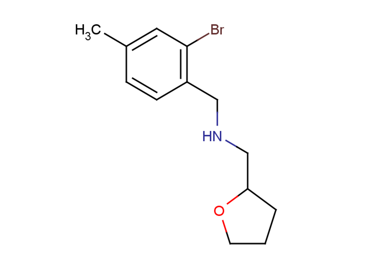 [(2-bromo-4-methylphenyl)methyl](oxolan-2-ylmethyl)amine