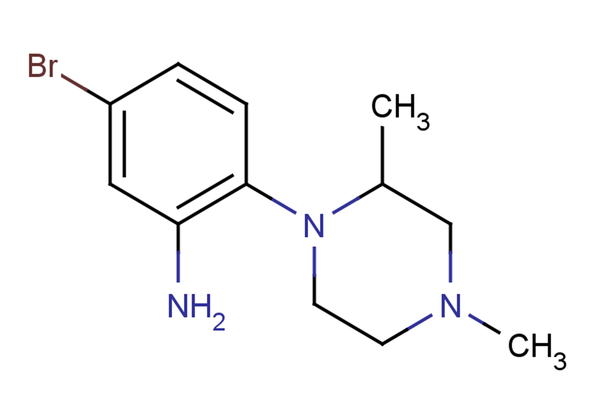 5-bromo-2-(2,4-dimethylpiperazin-1-yl)aniline