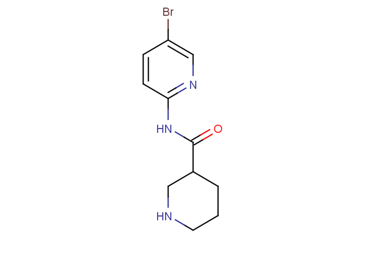 N-(5-bromopyridin-2-yl)piperidine-3-carboxamide