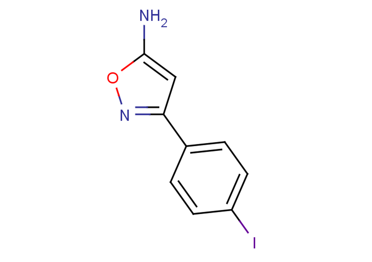 3-(4-iodophenyl)-1,2-oxazol-5-amine