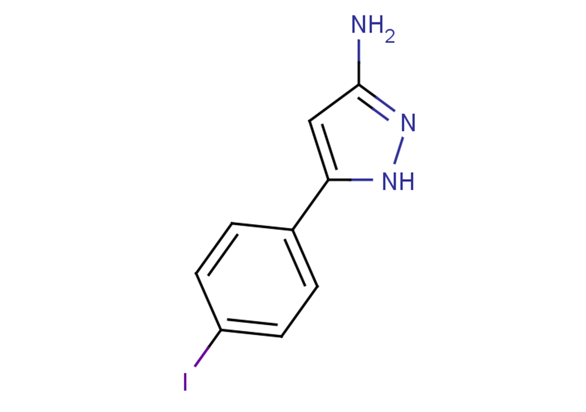 5-(4-iodophenyl)-1H-pyrazol-3-amine