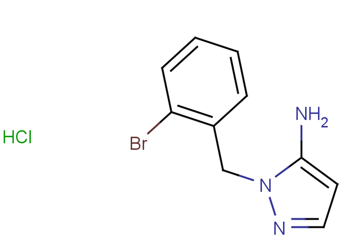 1-[(2-bromophenyl)methyl]-1H-pyrazol-5-amine hydrochloride