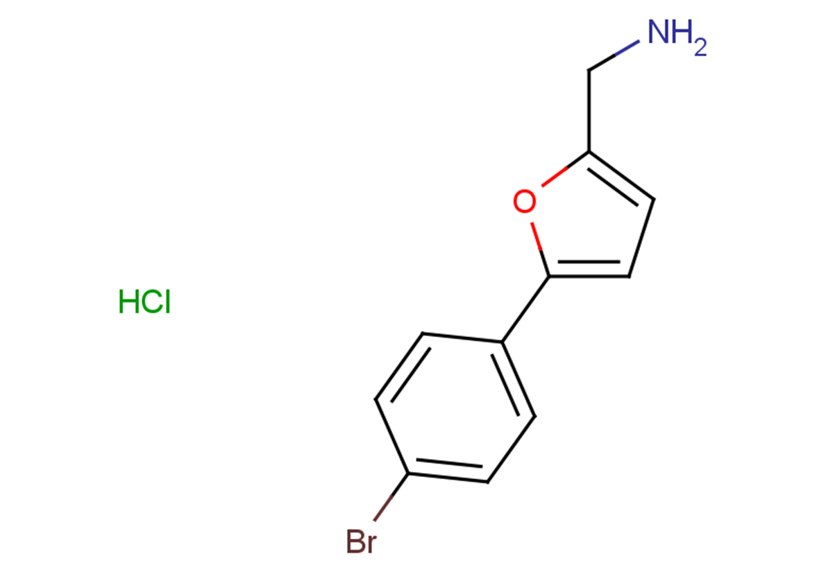 [5-(4-bromophenyl)furan-2-yl]methanamine hydrochloride