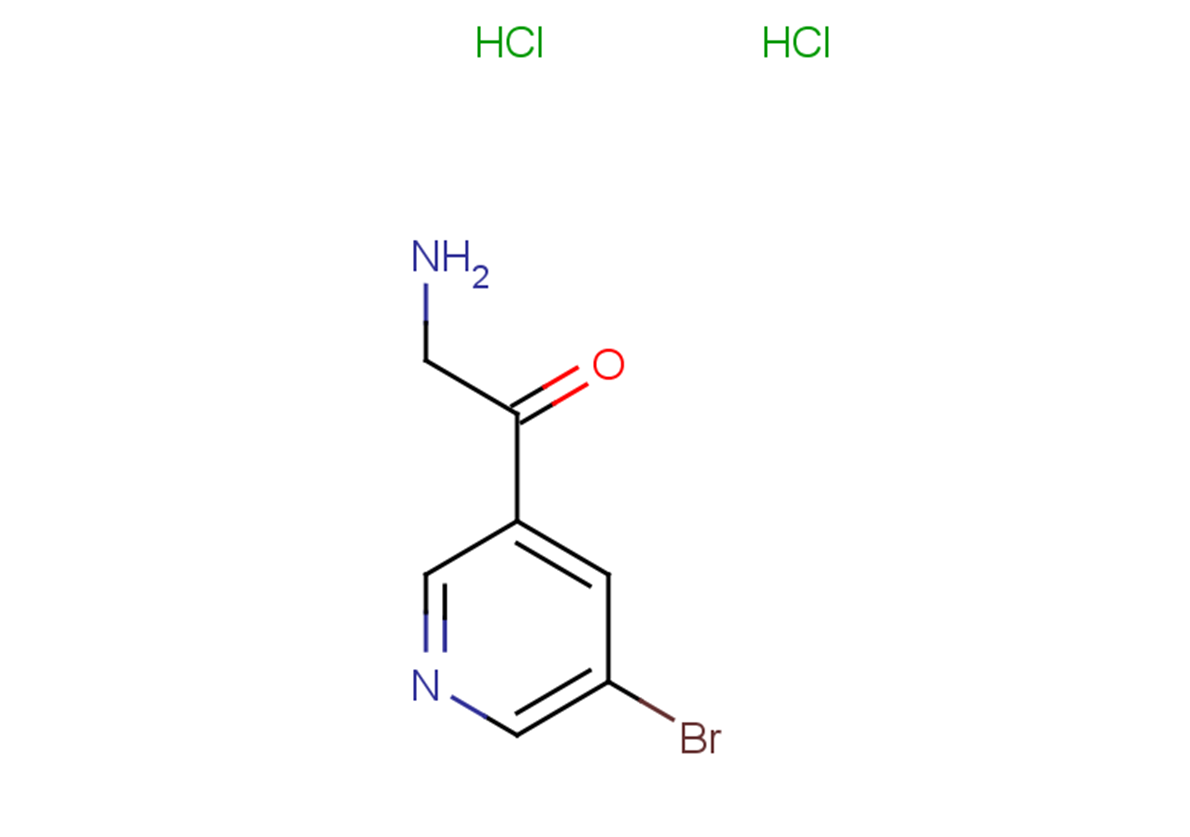 2-amino-1-(5-bromopyridin-3-yl)ethan-1-one dihydrochloride