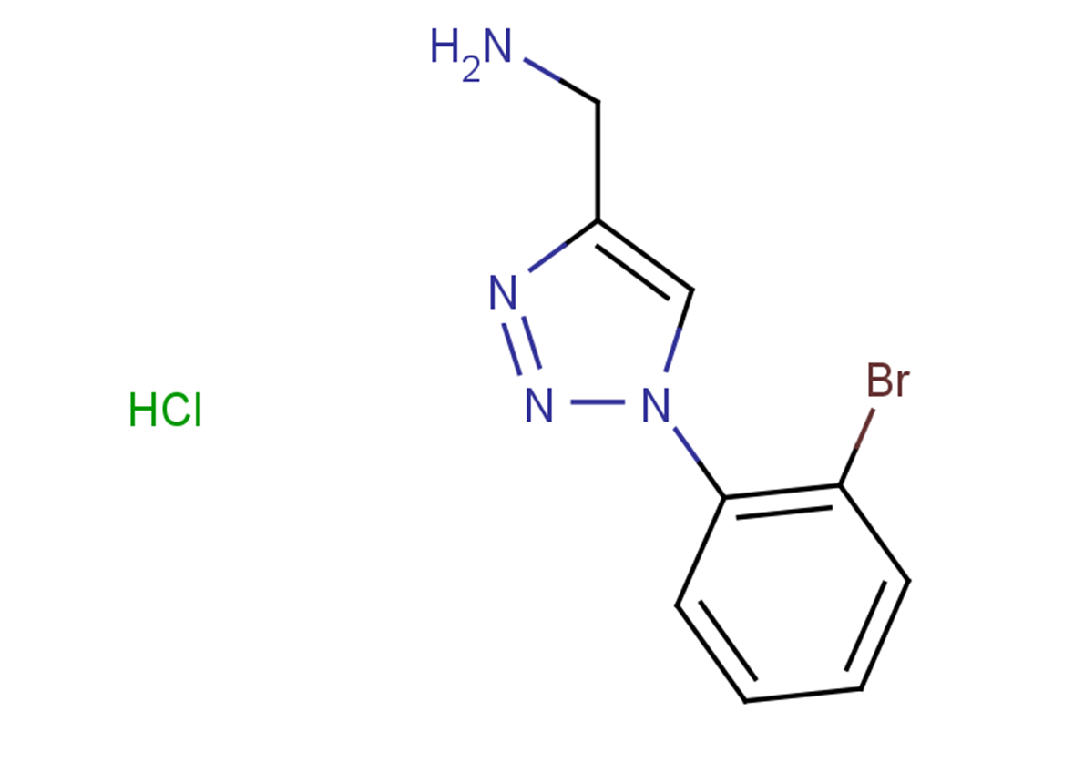 [1-(2-bromophenyl)-1H-1,2,3-triazol-4-yl]methanamine hydrochloride