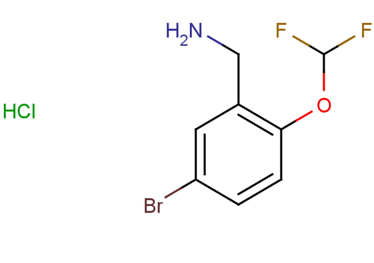 [5-bromo-2-(difluoromethoxy)phenyl]methanamine hydrochloride