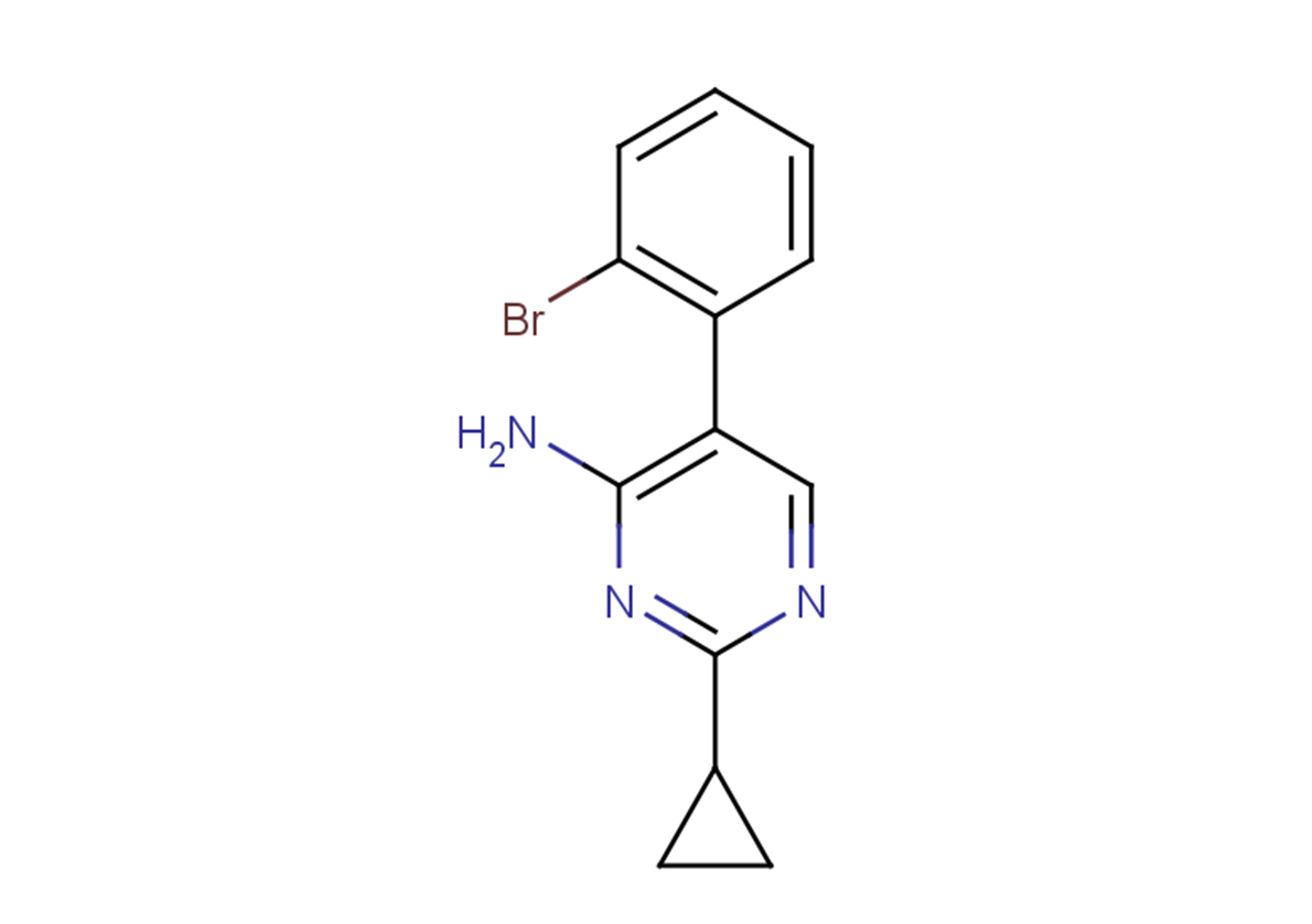 5-(2-bromophenyl)-2-cyclopropylpyrimidin-4-amine