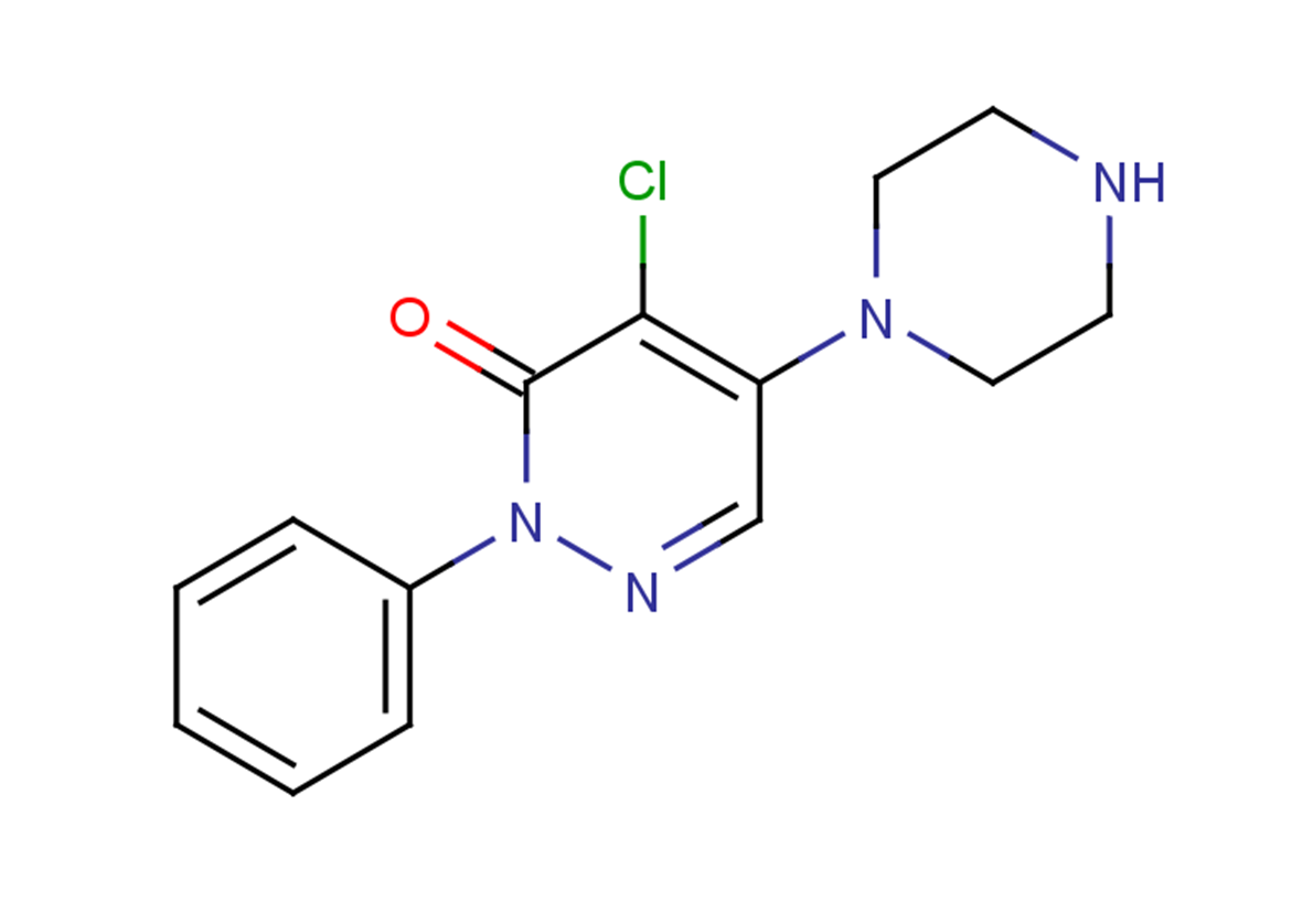 4-chloro-2-phenyl-5-(piperazin-1-yl)-2,3-dihydropyridazin-3-one