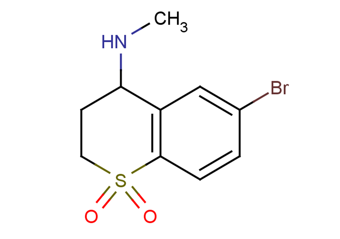 6-bromo-4-(methylamino)-3,4-dihydro-2H-1$l^{6}-benzothiopyran-1,1-dione