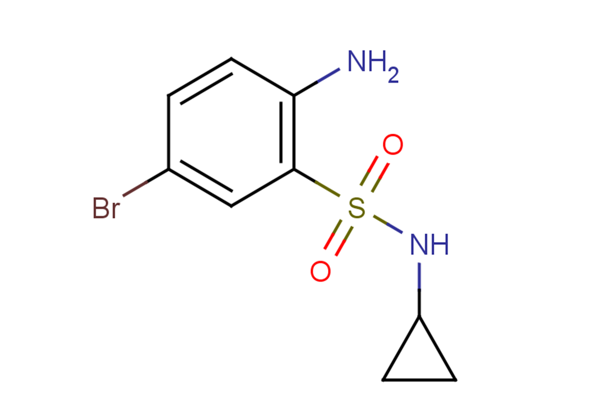 2-amino-5-bromo-N-cyclopropylbenzene-1-sulfonamide
