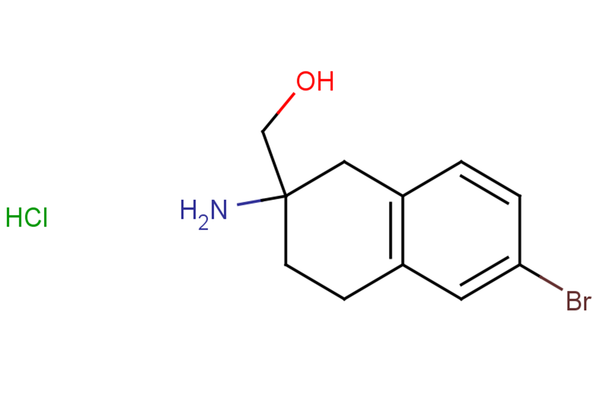 (2-amino-6-bromo-1,2,3,4-tetrahydronaphthalen-2-yl)methanol hydrochloride