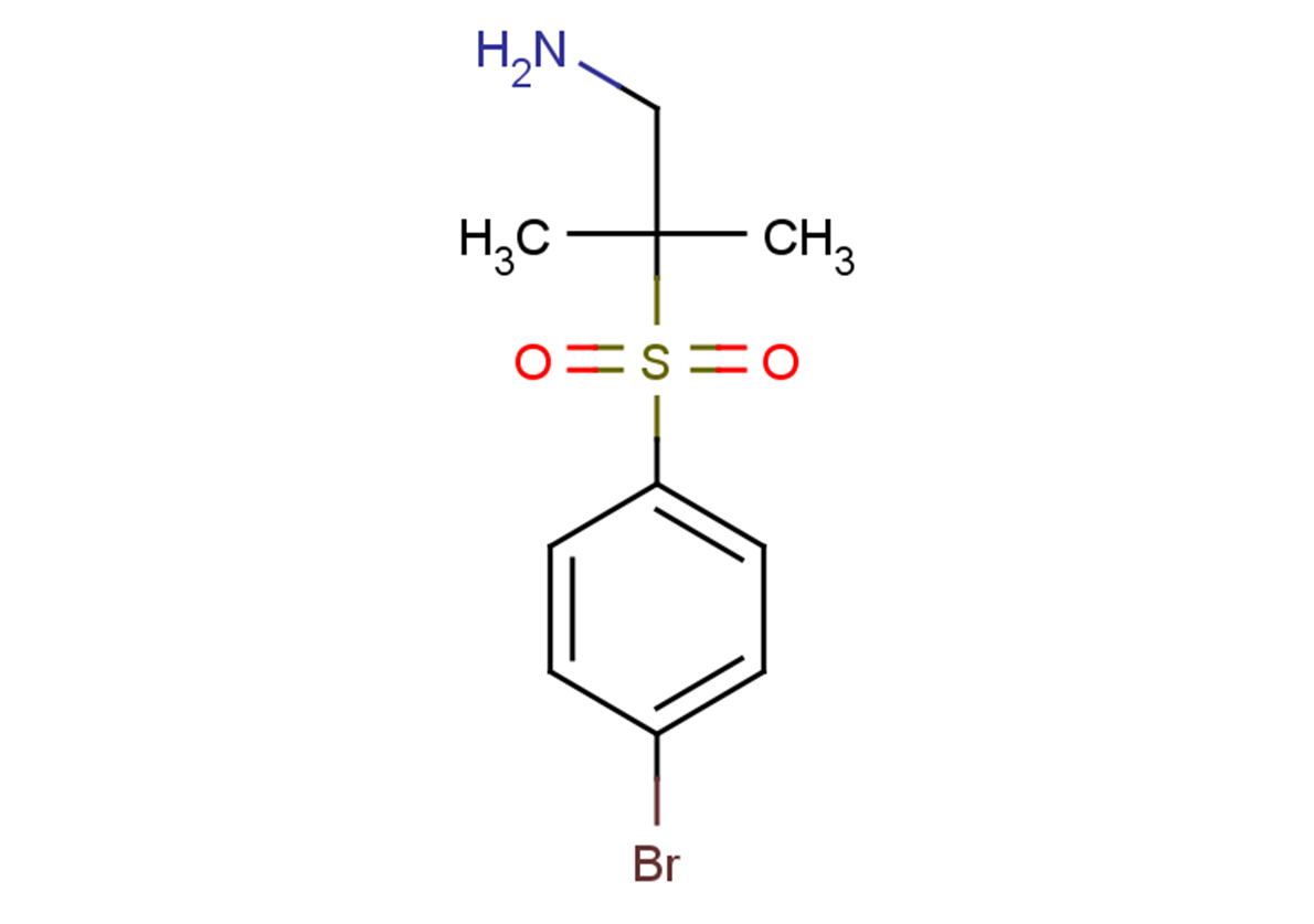 2-[(4-bromobenzene)sulfonyl]-2-methylpropan-1-amine
