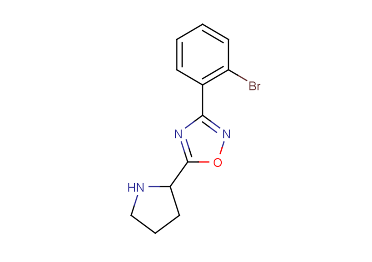 3-(2-bromophenyl)-5-(pyrrolidin-2-yl)-1,2,4-oxadiazole