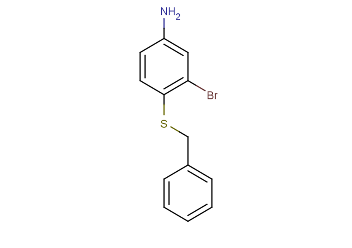 4-(benzylsulfanyl)-3-bromoaniline