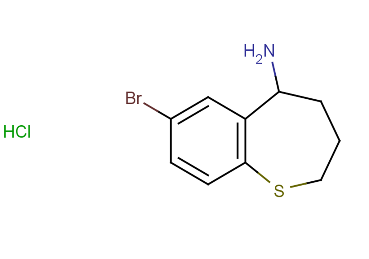 7-bromo-2,3,4,5-tetrahydro-1-benzothiepin-5-amine hydrochloride