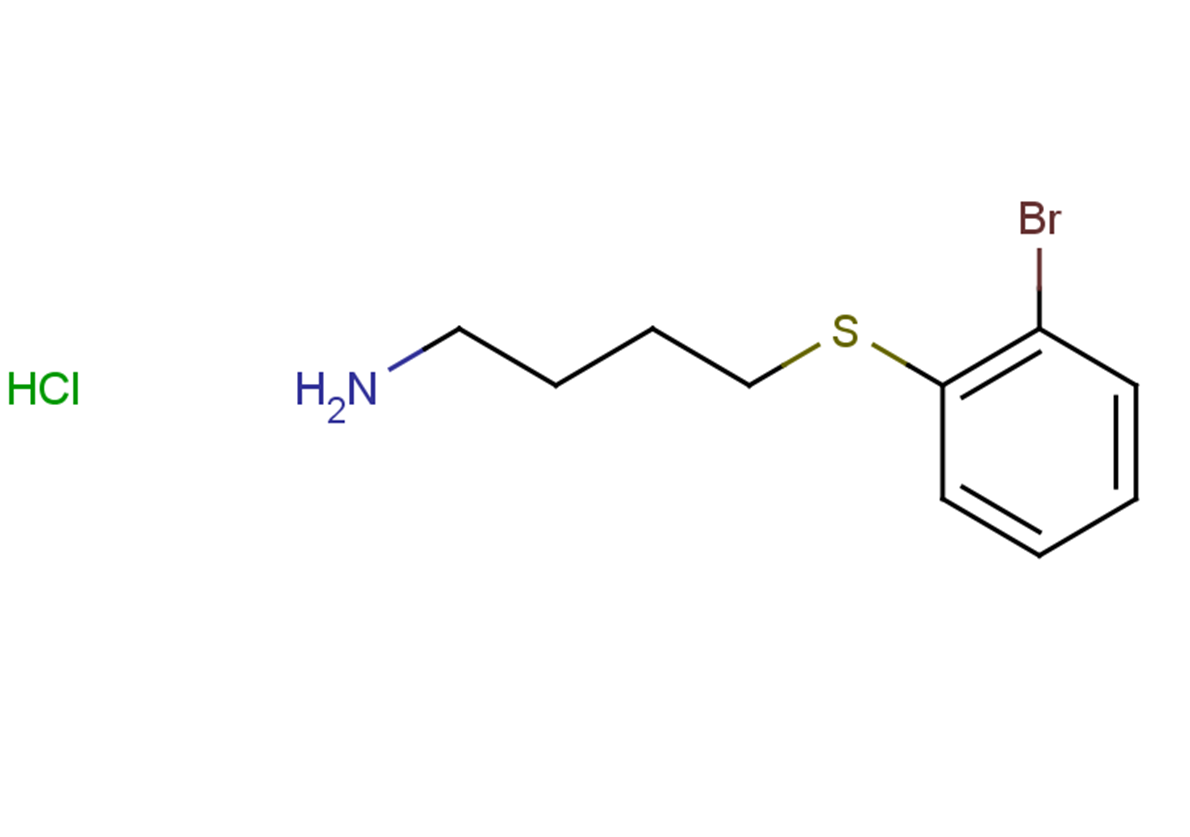 1-[(4-aminobutyl)sulfanyl]-2-bromobenzene hydrochloride