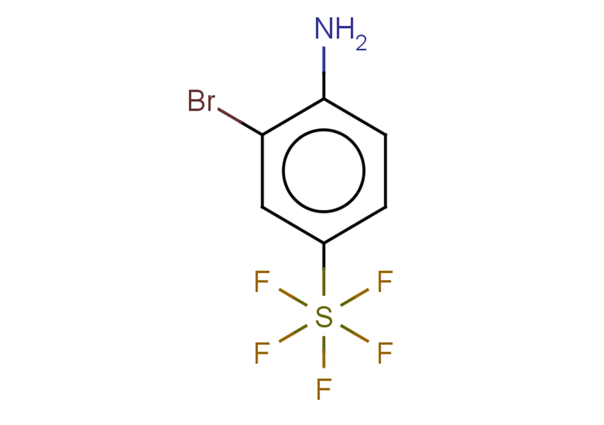 2-bromo-4-(pentafluoro-$l^{6}-sulfanyl)aniline