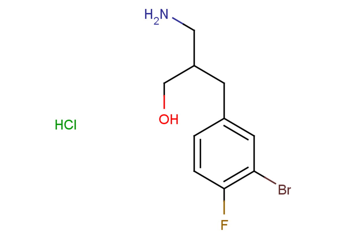 3-amino-2-[(3-bromo-4-fluorophenyl)methyl]propan-1-ol hydrochloride