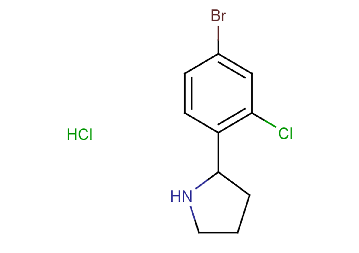 2-(4-bromo-2-chlorophenyl)pyrrolidine hydrochloride