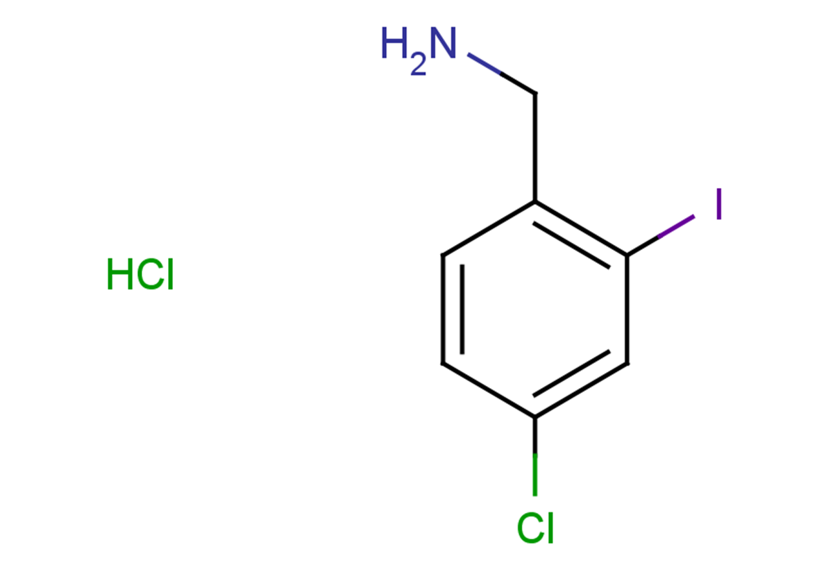 (4-chloro-2-iodophenyl)methanamine hydrochloride