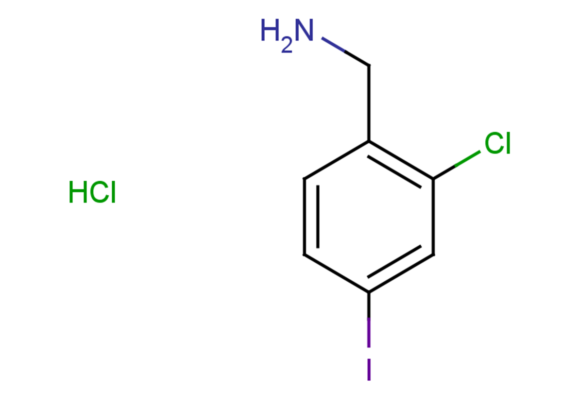 (2-chloro-4-iodophenyl)methanamine hydrochloride