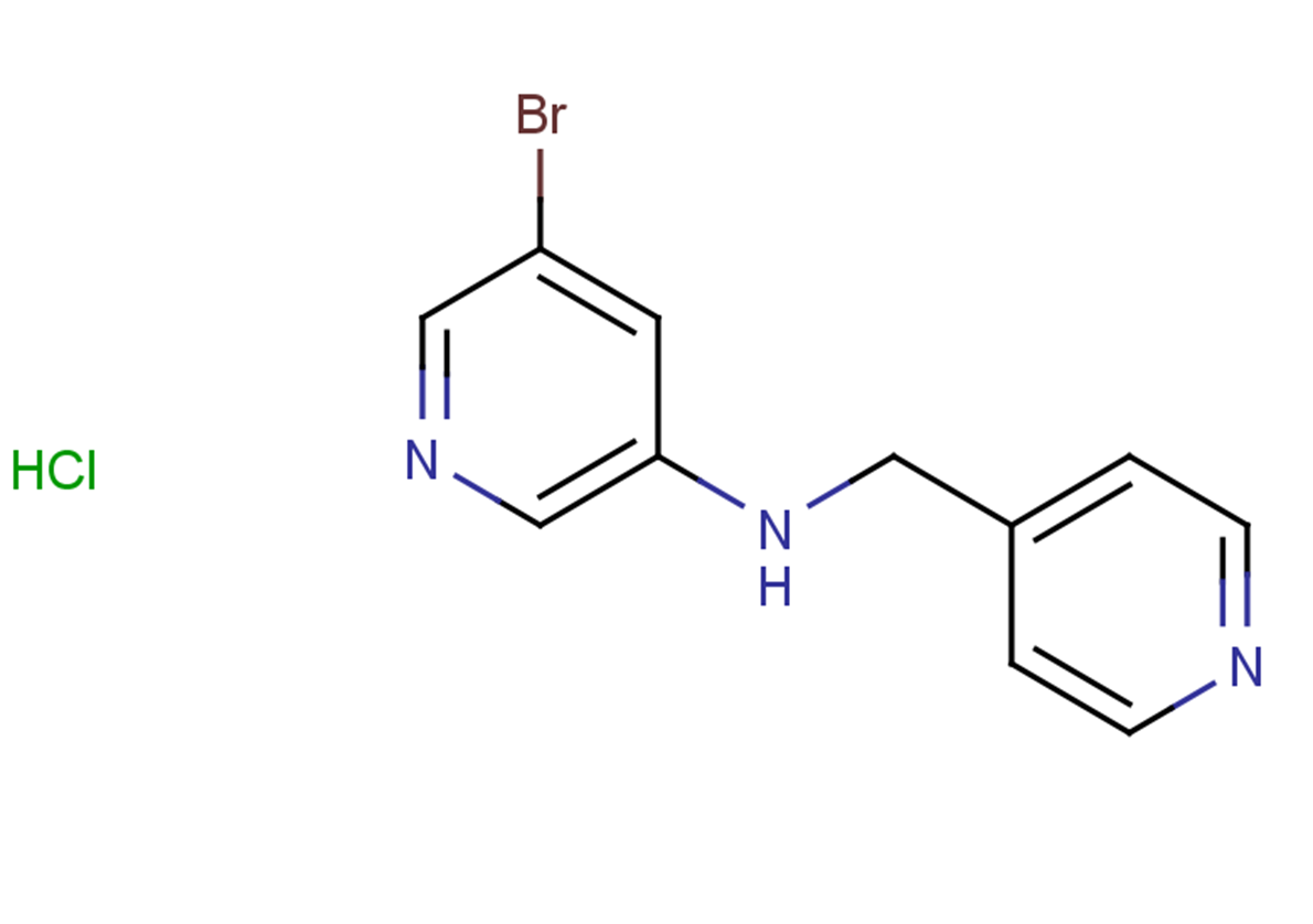 5-bromo-N-(pyridin-4-ylmethyl)pyridin-3-amine hydrochloride