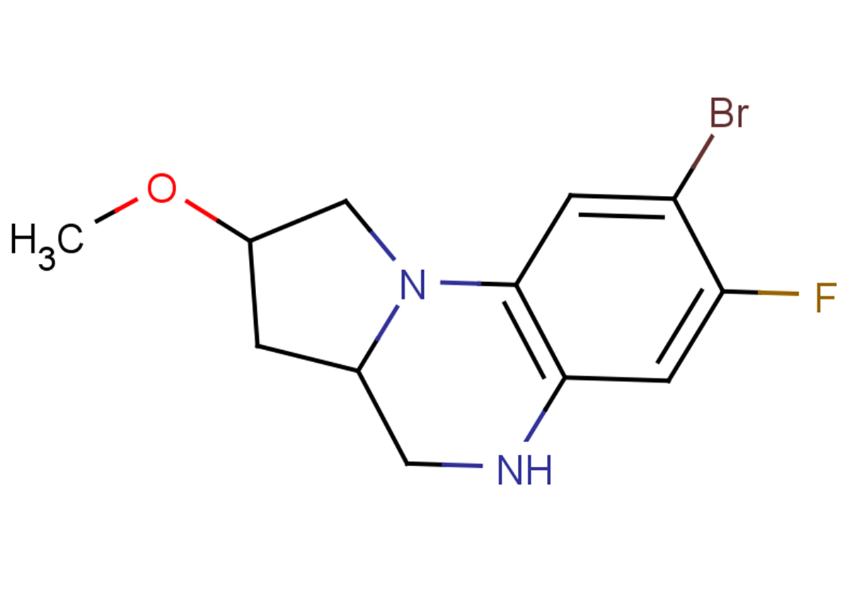 2-bromo-3-fluoro-8-methoxy-5H,6H,6aH,7H,8H,9H-pyrrolo[1,2-a]quinoxaline