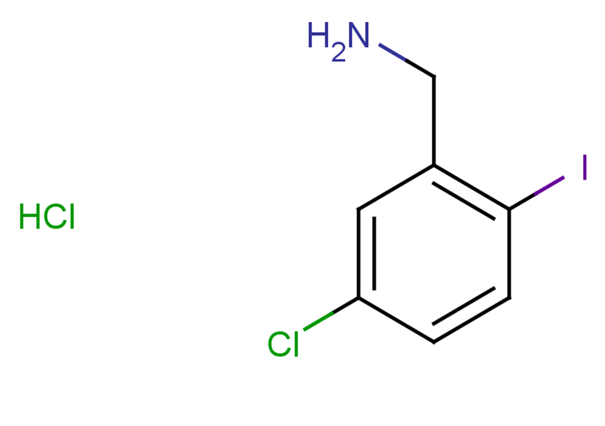 (5-chloro-2-iodophenyl)methanamine hydrochloride